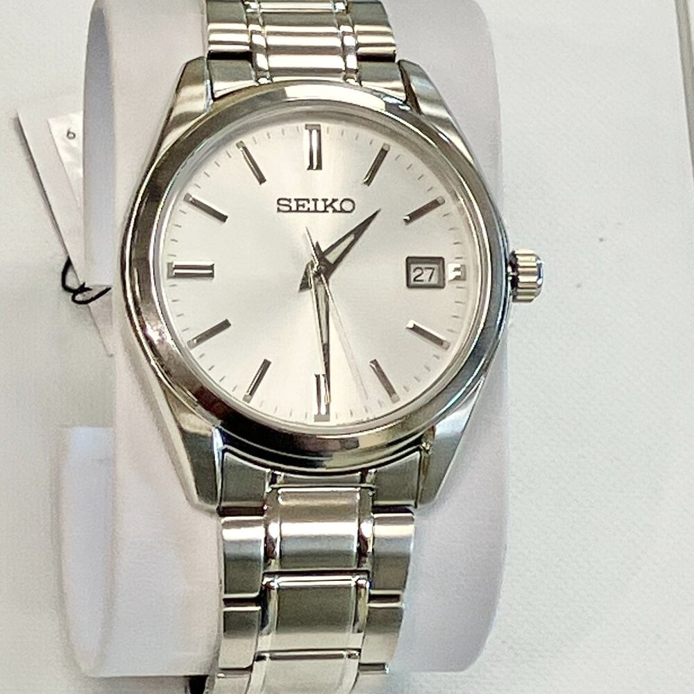 Seiko Stainless Steel Watch With Date SUR307
